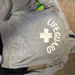 XS Gray Lifeguard Hoodie